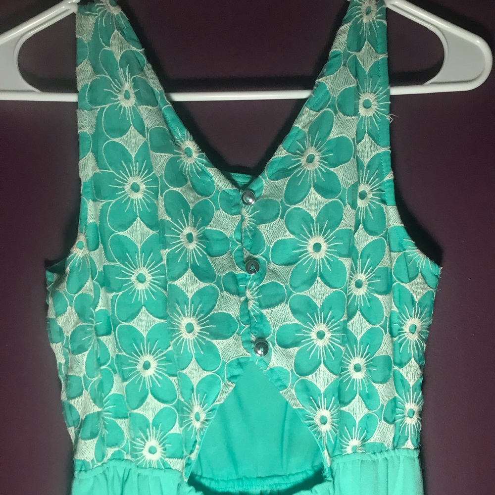 Delicate Turquoise Dress - Picture 5 of 6